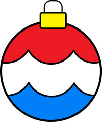 Colorful Decorative Christmas Ornament