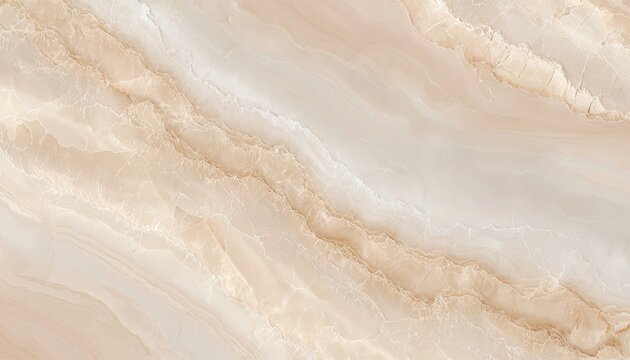 Fototapeta Elegant Beige Marble Stone Texture Luxurious, Polished Architectural Material for Stunning Designs