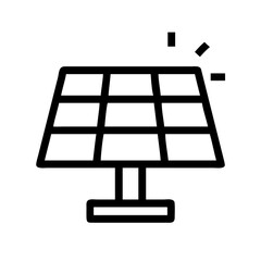 Solar panel with sunlight for renewable energy