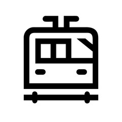 Train representing public transportation system