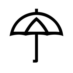 Umbrella icon representing protection and safety