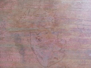 Obraz premium Horizontal View of Rich Reddish Brown Wood Grain Texture