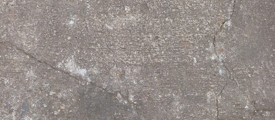 Wide Distressed Concrete Surface Texture with Diagonal Cracks