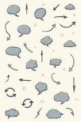 ✏️ “Hand Drawn Doodle Arrow SVG Bundle”