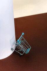 A minimalist shopping cart.