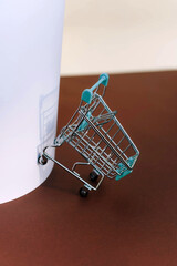 A minimalist shopping cart.