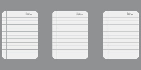 Spiral Notebook Isolated