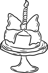 Hand Drawn Birthday Cake