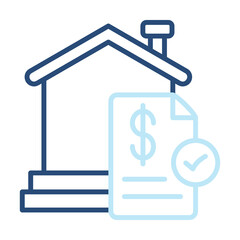 Collateral Icon Color Outline Style. Vector Illustration Design