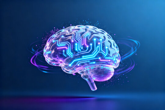 Artificial intelligence brain with circuitry