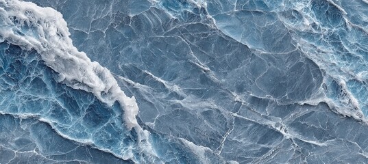 Elegant Blue Veined Marble Texture Background for Interior Design and Decorative Surface Patterns