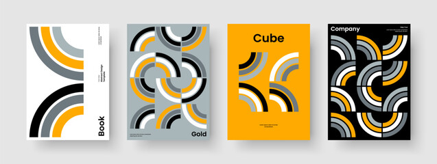 Obraz premium Isolated Banner Layout. Geometric Poster Design. Modern Background Template. Flyer. Brochure. Business Presentation. Book Cover. Report. Leaflet. Newsletter. Catalog. Portfolio. Advertising