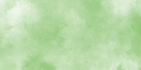 Hand painted green watercolor background.Set of abstract green watercolor water splash on a white background,Ink paint brush stain. Green splatters spot. Watercolor pastel splash