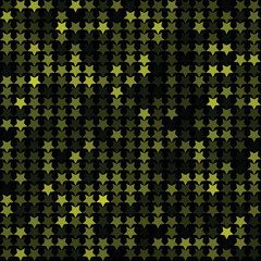 yellow star pattern on black background vector design