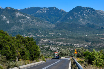 Provinzstra&szlig;e nach Kardamyli, Peleppones- Griechenland