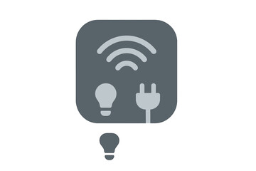 Wireless connectivity symbol for smart lighting and power control interface