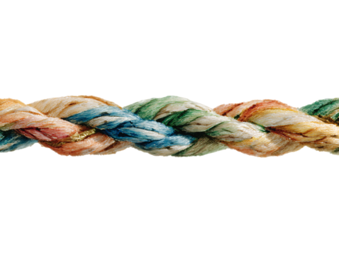 watercolor rope textured realistic natural pattern