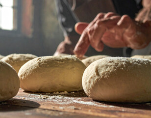 Obraz premium Preparing Dough