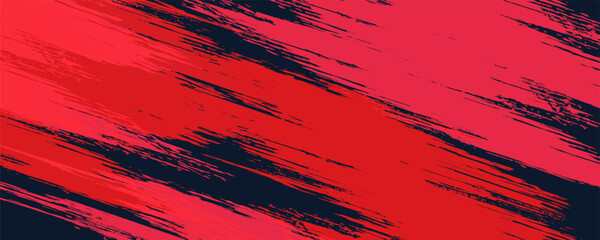 Abstract horizontal light red and blue stripe lines background. You can use for ad, poster, template, business presentation. Vector illustration