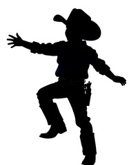 Cowboy silhouette