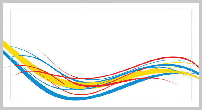 Abstract colorful lines create a vibrant and dynamic background design element ready to use