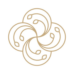 Holistic Health Logo Stock Illustration