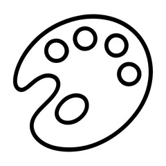 Fototapeta premium Artistic tool for creative expression vector