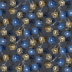 flower texture pattern mix leaves