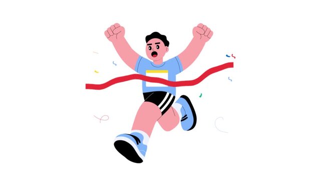 Race Winner Animation MP4 File 