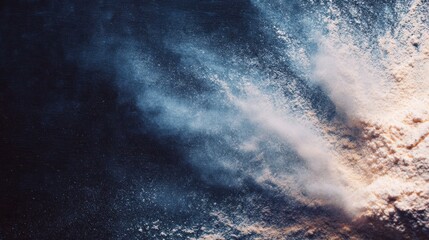 Fototapeta premium The mesmerizing ocean waves crash, creating a beautiful pattern