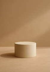 abstract 3d podium render. product display podium and business concept.	