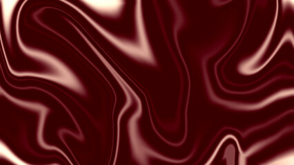 Luxurious red and beige swirled pattern. Modern dark ruby liquid graphic design.