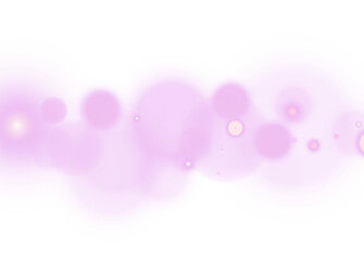 Luminous purple light flow with radiant glow, soft bokeh sparkle, and holographic dreamy shimmer on transparent background.