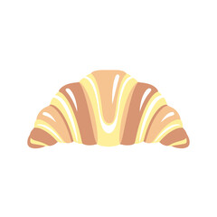 Delicious Croissant Pastry with Golden Layers.