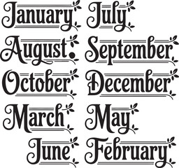 Naklejka premium Set of vintage design elements and Black Friday sale labels vector set