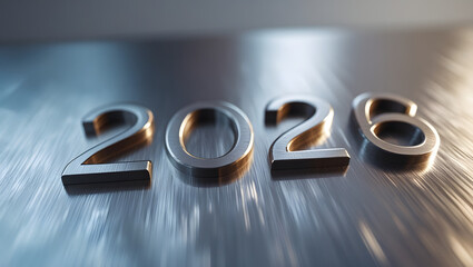 2026 New Year Backgrounds Collection &ndash; Metallic, Gold, Wooden, and Paper Number Typography Designs for Happy New Year Celebration, Business, Calendar, and Futuristic Concept Themes