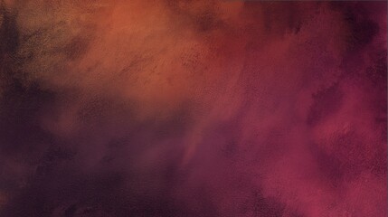 Blurred grunge gradient background in trendy fall 2025 colors of chocolate brown, burgundy, royal purple, and currant red