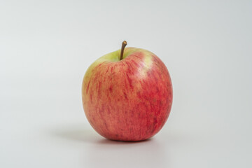 red apple isolated on white