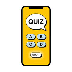 mobile quiz app interface design