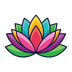 lotus flower vector illustration
