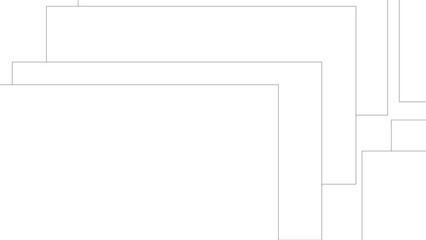 Minimalist abstract geometric background with thin gray rectangular outlines layered in a clean, structured pattern, perfect for modern digital and graphic design.
