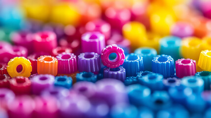 Colorful Beads for Crafting and Jewelry Design