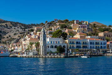 Fototapeta premium Ano Symi in Symi Island