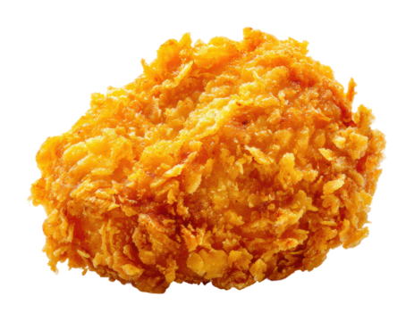 Crunchy fried chicken delight kitchen food isolated on transparent background
