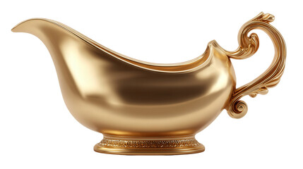 Gravy boat background isolated on a Transparent background, PNG file.