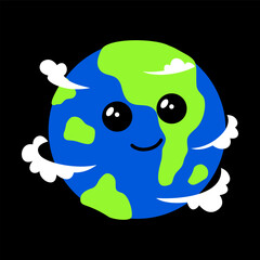 Global Kindness Flat Vector Illustration