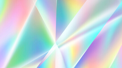 パステルプリズムの光が交差する抽象背景