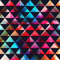 Fototapeta premium Triangle seamless pattern