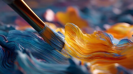 high-end fine art photography, artist painting abstract canvas in bright creative studio, sunlight streaming in, cinematic motion blur, ultra-realistic texture, professional quality, 32K resolution 