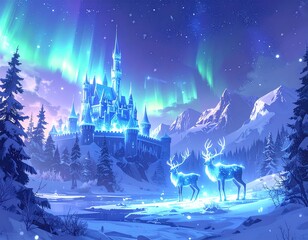 santa claus in the night